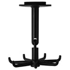 Umeras rotativ de bucatarie cu 6 carlige, material ABS, lungime 11 cm, culoare Negru