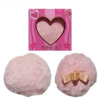 Aplicator pentru iluminator/pudra, Tip Buretel Pufos roz