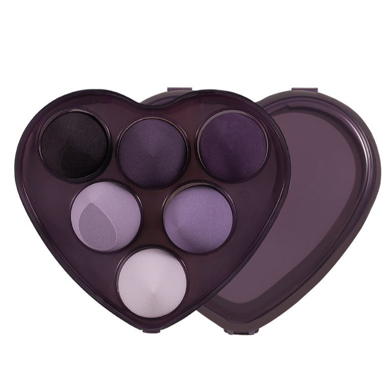 Buretei Machiaj, Premium, 6 bucati, mov