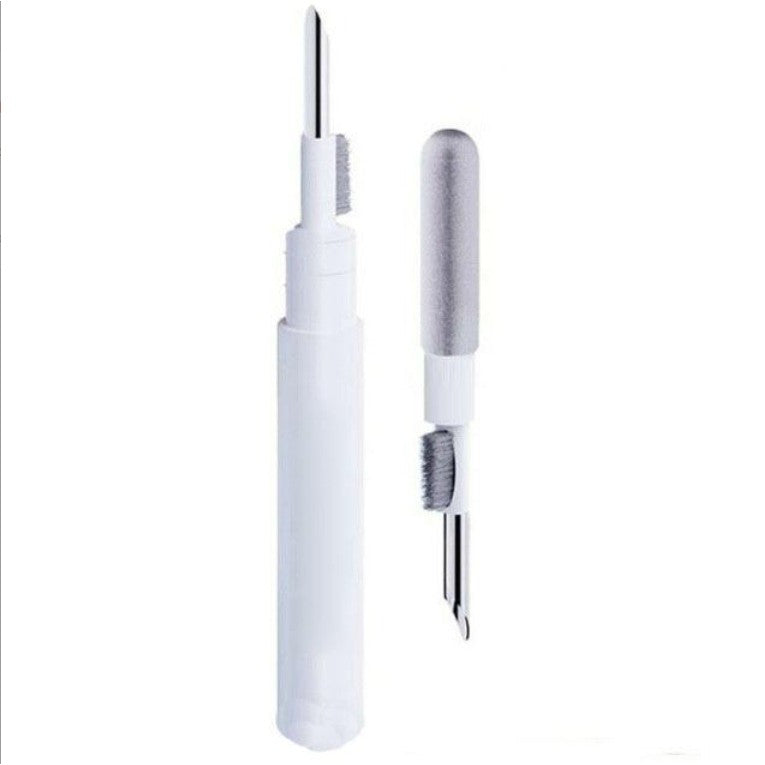 Kit de Curatare Casti 3in1, Multifunctional, din ABS, 10.6 x 1.3 x 1.3 cm, Alb