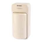 Organizator Baie, 4 Compartimente si 1 Sertar, Rotire 360 Grade, din PP+PET, 27.5 x 16 x 11 cm, Crem